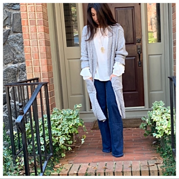 ✨LAST ONE ✨PARIS✨knit longline sweater cardigan - Picture 6 of 6